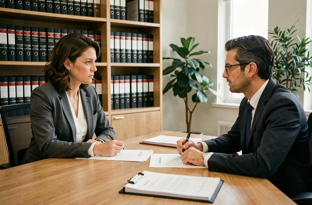 Consultation juridique d'une salariée avec un avocat concernant un solde de tout compte impayé
