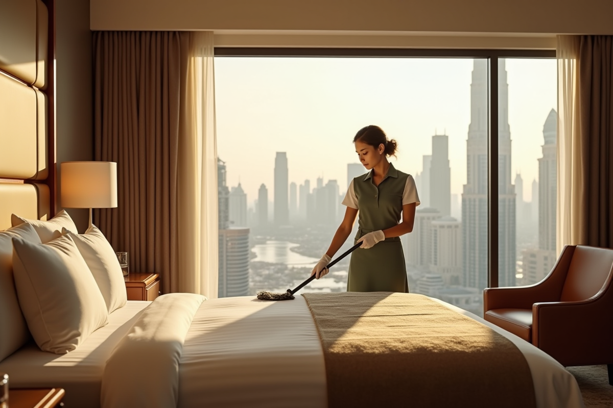 Salaire d’une femme de ménage à Dubaï : aperçu des rémunérations