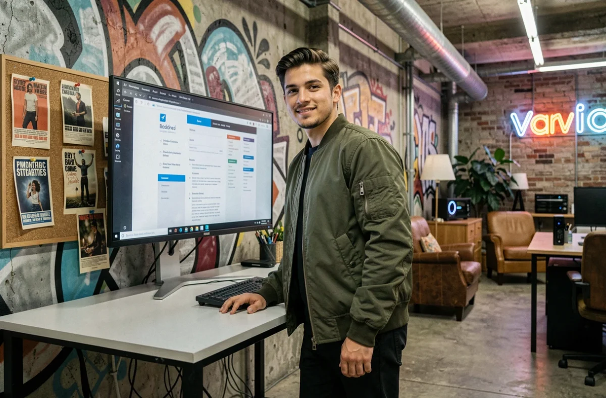 Directeur créatif de l'agence Slash combinant stratégie SEO et identité de marque